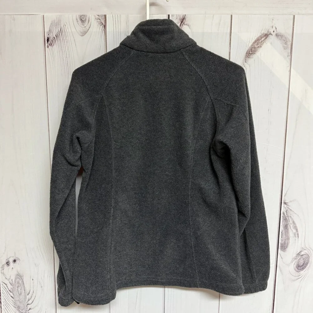 Columbia Benton Springs Gray Fleece Jacket‎ Women’s Small EUC